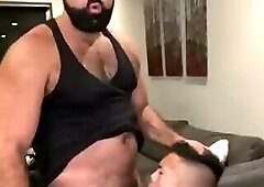 The tattoo man's fucked by a big man