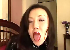 Asian Dominatrix. Latex