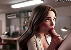 Copy Room Floozy - Sexually excited office cutie gets banged in the copy room (AI Generated)