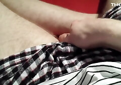 Wanking my german cock