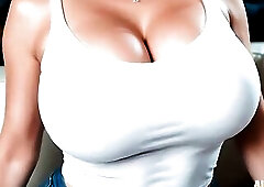 Screwing step mama american in snatch and booty - Anal invasion when no one is home - Virtual Sex [AI generated]