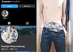 FagTeetajet Thai gay boy jerk off