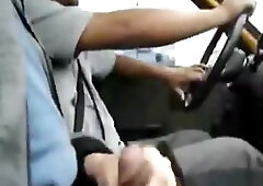 Wank in the Taxi Driver's Side - 2