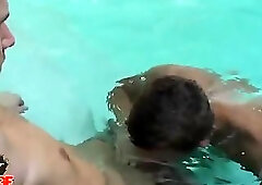 Nice twink fills mouth with cock