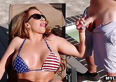 Bald Bloke Is Richelles Stepson For The 4th!