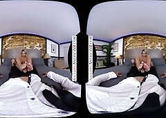 Hot blonde Athena Palomino gets naughty with her friend's husband