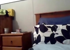 Grandpa and grandpa on webcam