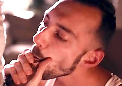 Icon Male - Super slim Johnny B blowjob cum indoor