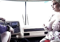 LARGE TIT PLUMP GOLDEN-HAIRED HITCHHIKING