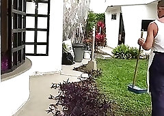 Cute latina tranny gets her big ass smashed super hard