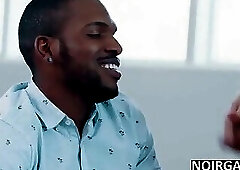 Strip poker turns into bbc gay interracial orgy