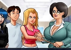 Group amateur action, friends hot mom, teen house party