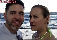 Banging a Curvy Large Boobs German Tourist Picked Up in The Beach