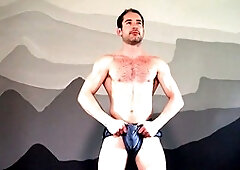 Gay roleplay, cock ring, verbal domination