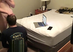 Straight Friend Devin Fucks Me While His GF Is Out Of Town