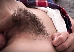 stepdaddy slowly fuck hairy dirty horny cunt babe teen 18yo closeup