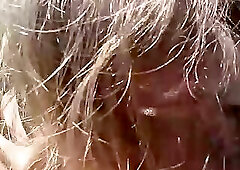 Sonya Harlot, a filthy whore without dignity and shame, prostitutes herself on the street an