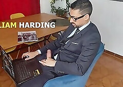 hot daddy with wedding suit fucking hard sexy jock