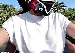 My favourite DiDi customer notices I'm not wearing a brassiere and puts his hands in my pants