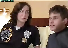 Guys give blowjob lick ass and balls fuck bareback and cum on face