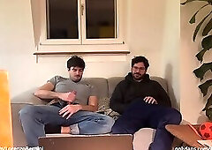 My straight friend jerked me off for the first time