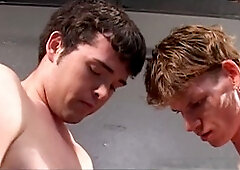 Hot gay bareback action featuring big cock and eager anal fun