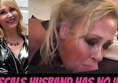 Pascal Porn Video - Slut Wife DeepThroat Blowjob Training Sucking off a Big Cock Down To The Balls So Her Husband Can See What The Slut Gets upto in H