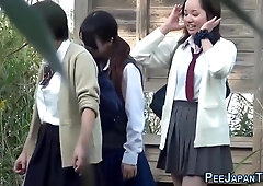 Asian Student 18+ Public Peeing