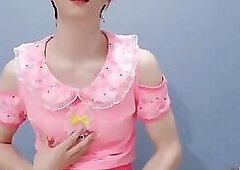 japanese sissy masturbating