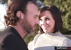 Alysa Gap cheats with passionate Italian lover Fausto Moreno in steamy bedroom roleplay