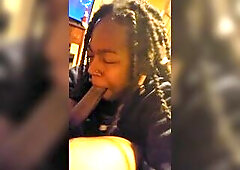 Baby Sitter Suggests Her Mouth for a Raise