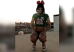 I like to show my booty at Christmas