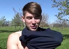 Str8Chaser: Trimmed Jean-Luc Panlik accompanied by Paul Wagner rough throat fuck