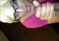 Leila Big Black Cock Slut Shemale TS Gets Cum Blasted 2