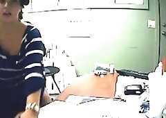 BBW Milf Cheats on Husband with Employee on Webcam