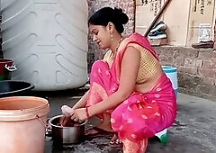 Stepmom doctor Rajlaxmi Aunty gets down and dirty with some Indian sex action