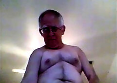granddad jism on webcam