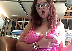 steamy teenage Smokin In Garage Prt2