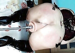 Large and Soaked Butt banged by Machine Movie Scene 126