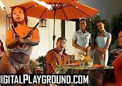 DIGITALPLAYGROUND - Scarlett Alexis Finds Resort Excitement With Vince Karter After Her Bf's Evil Prank