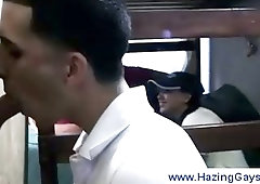 Straight boy gets sucked through a hole