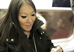 No Panties Subway Ride Defiance with Asa Akira and Subway Creatures