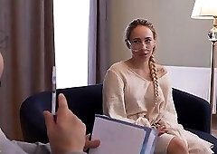 sex therapist fuck his patient deep and hard, real female orgasm bwc monster cock