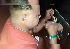 Levei um um amigo na cabine do boquete