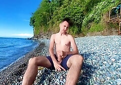 beach jerk nudist join
