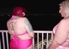 Amber and Venus call for some apartment service fun