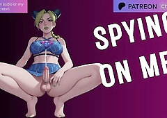 Neighbor Helps You Cum... [femdom] [girlcock Reveal] [cum Instructions] [oral Sex]