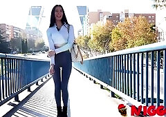 ATTENTION! Tiny youthful beauty accepts DP from ebony chaps with giant dicks. Sofia Pleasing Secrets on Nigged