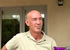 Fucked shemale swallows