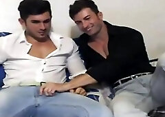 [GVC 250] Naughty Brunette Guys Rimming & Blowing